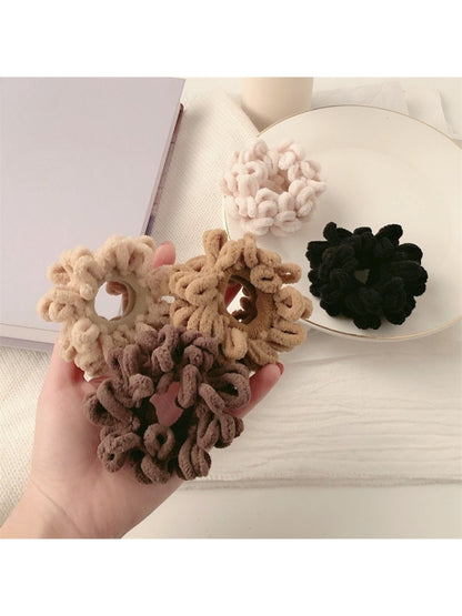 Gifty - 5 Solid Color Hair Ties Set