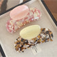 Beau - Large Floral Acetate Claw Clip