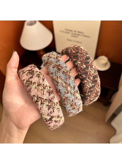 Beau - Winter Knit Headband Textured Color Block