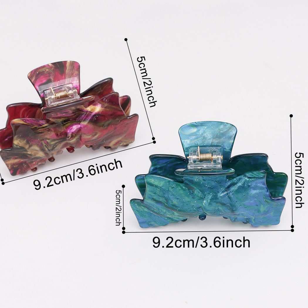 Beau - Starry Dyed Bow Shaped Claw Clip