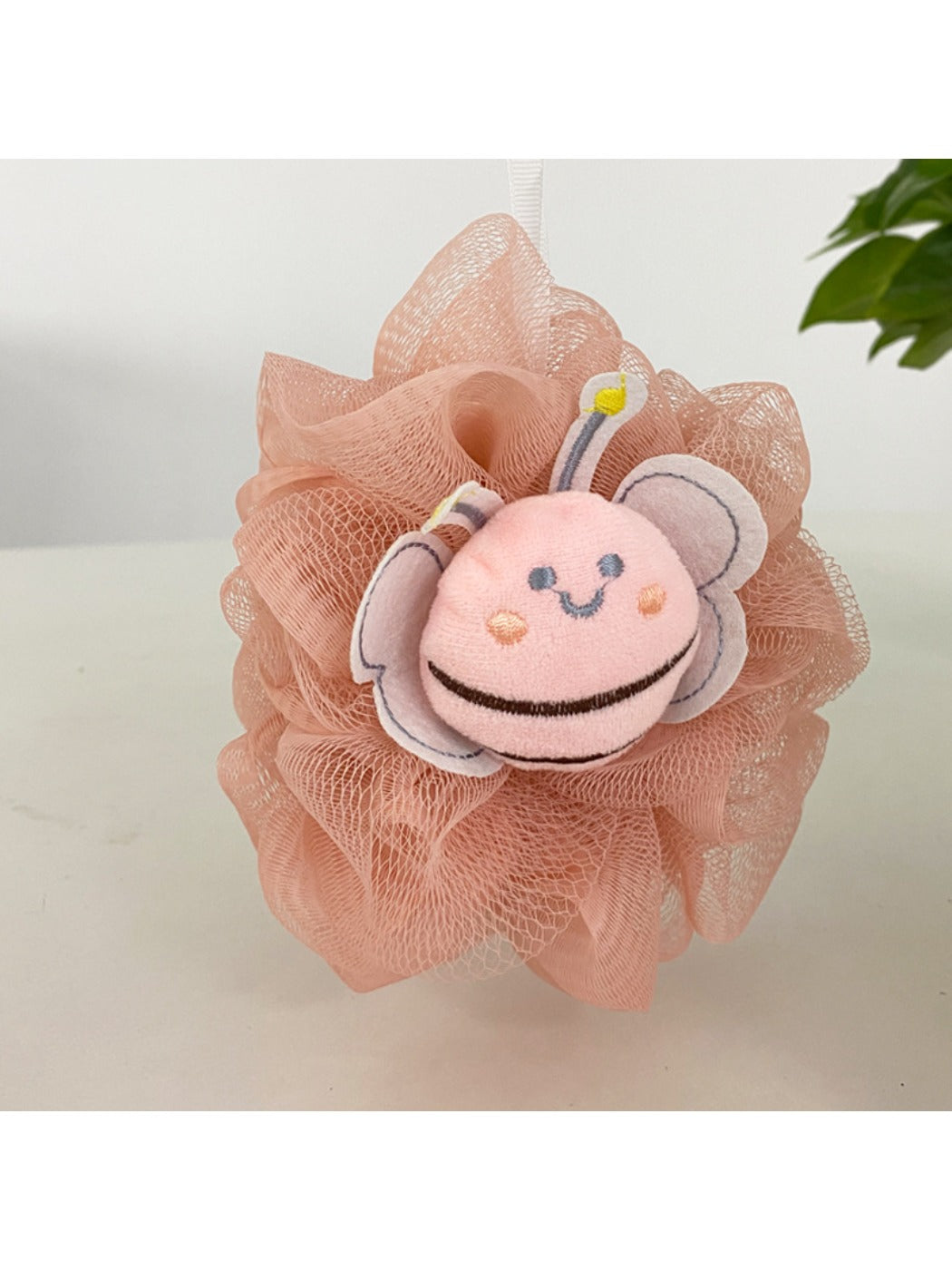 Papo - Cute Bee Cartoon Bath Puff Soft Foaming Mesh