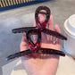 Beau - Vintage Crisscross Heart Hair Claw