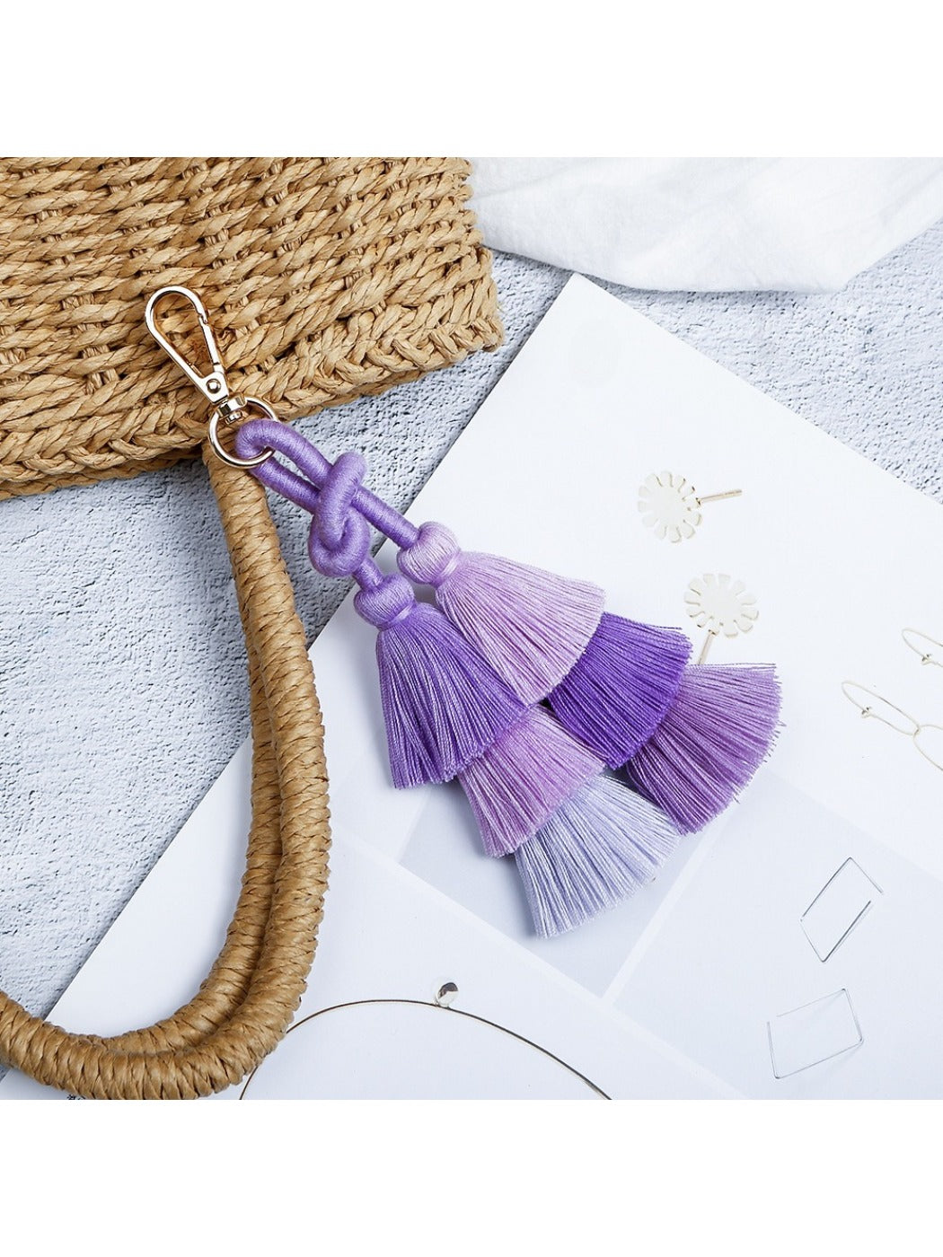 Keypus - Bohemian Tassel Bag Charm