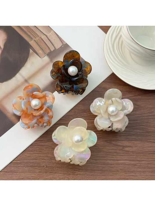 Beau - Elegant Camellia Hair Claw Clip
