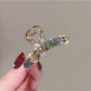 Beau - Geometric Acrylic Alloy Decorative Claw Clip