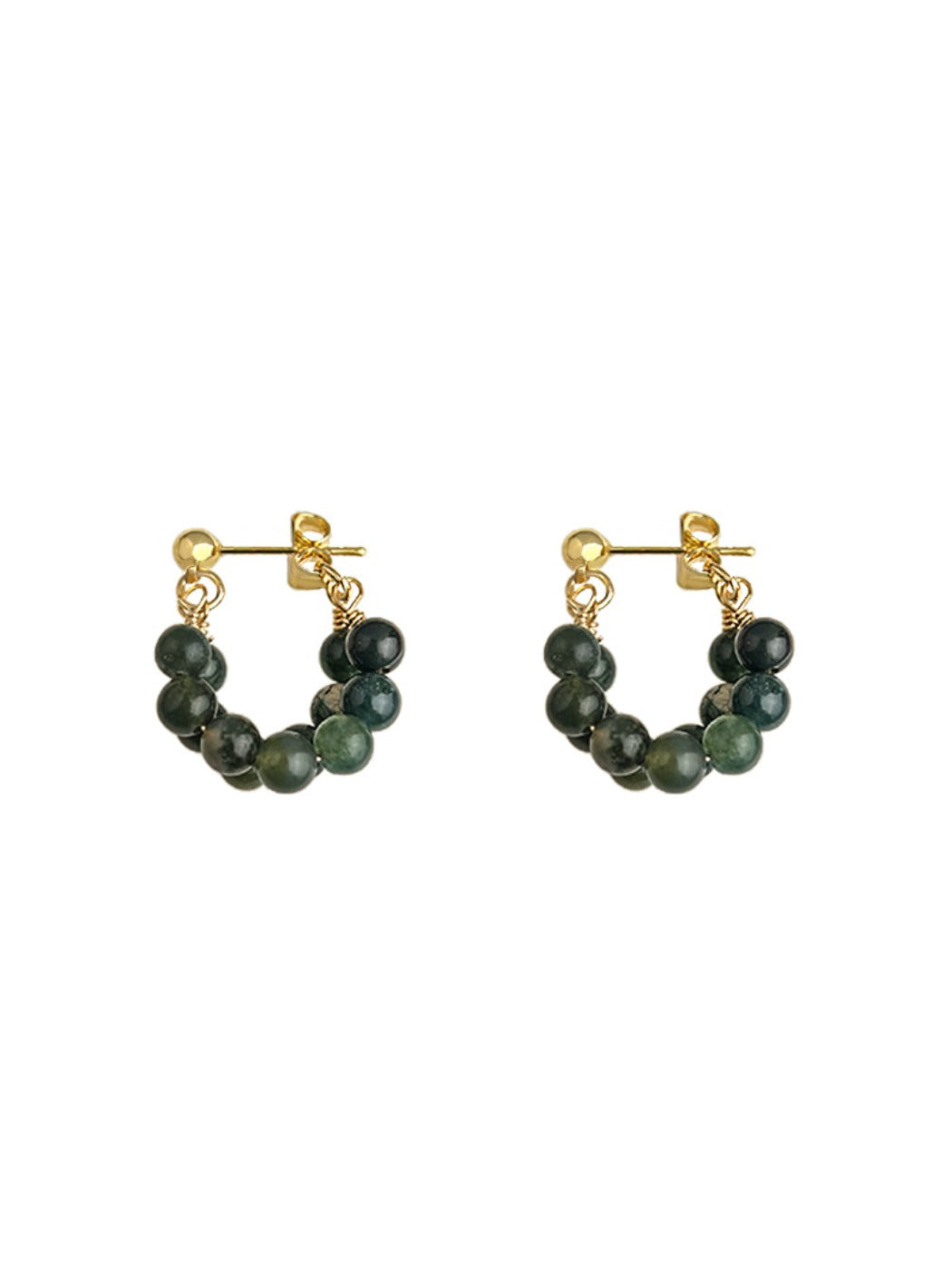 Earedge - Spring Green Botanical Earrings
