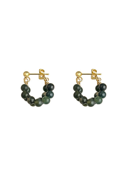 Earedge - Spring Green Botanical Earrings
