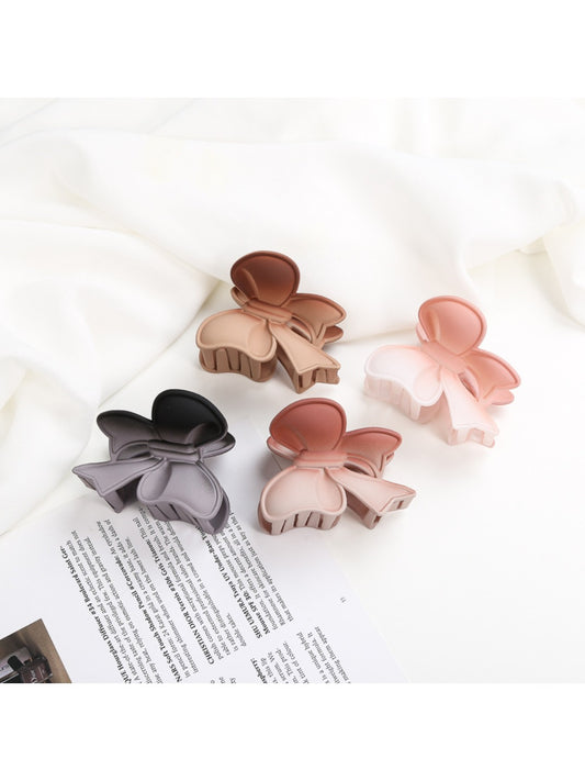 Beau - Plastic Gradient Bow Claw Clip