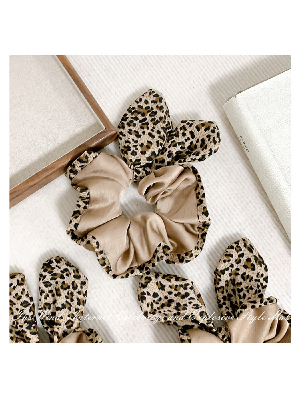 Gifty - Retro Leopard-print Hair Ring
