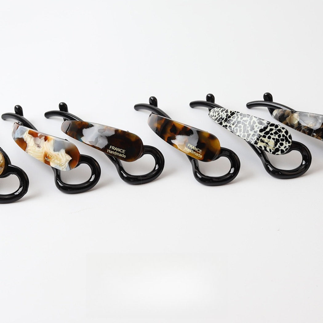 Beau - Modern Minimalist Print Acetate Hair Clip