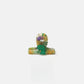 Beau - Cartoon Smiley Yarn Wrapped Polyester Claw Clip