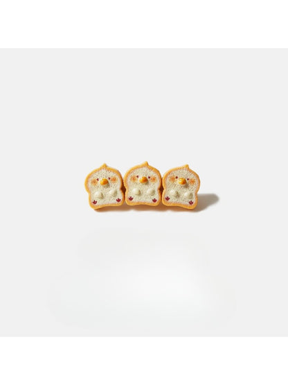 Beau - Cute Cartoon Toast Animal Hair Clips