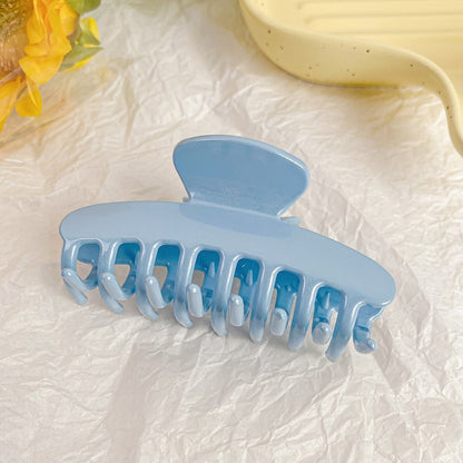 Beau - Geometric Plastic Line Detail Claw Hair Clip