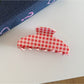 Beau - Fan Shape Decorative Acetate Fiber Claw Clip
