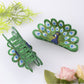 Beau - Retro Peacock Shaped Hair Claw Clip