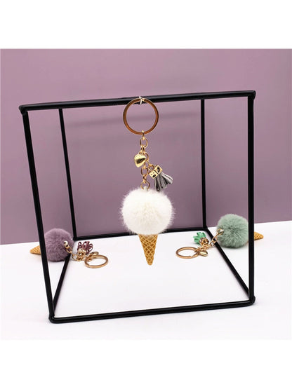 Keypus - Ice Cream Shaped Bag Charm Keychain
