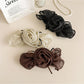 Beau - Polka Dot Rose Mesh Spring Hair Clip