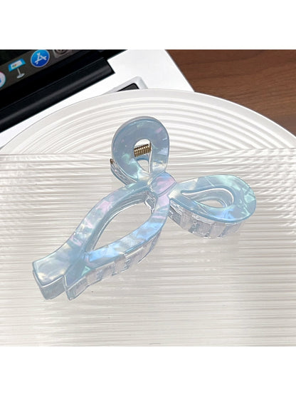 Beau - Plastic Butterfly Bow Geometric Claw Clip