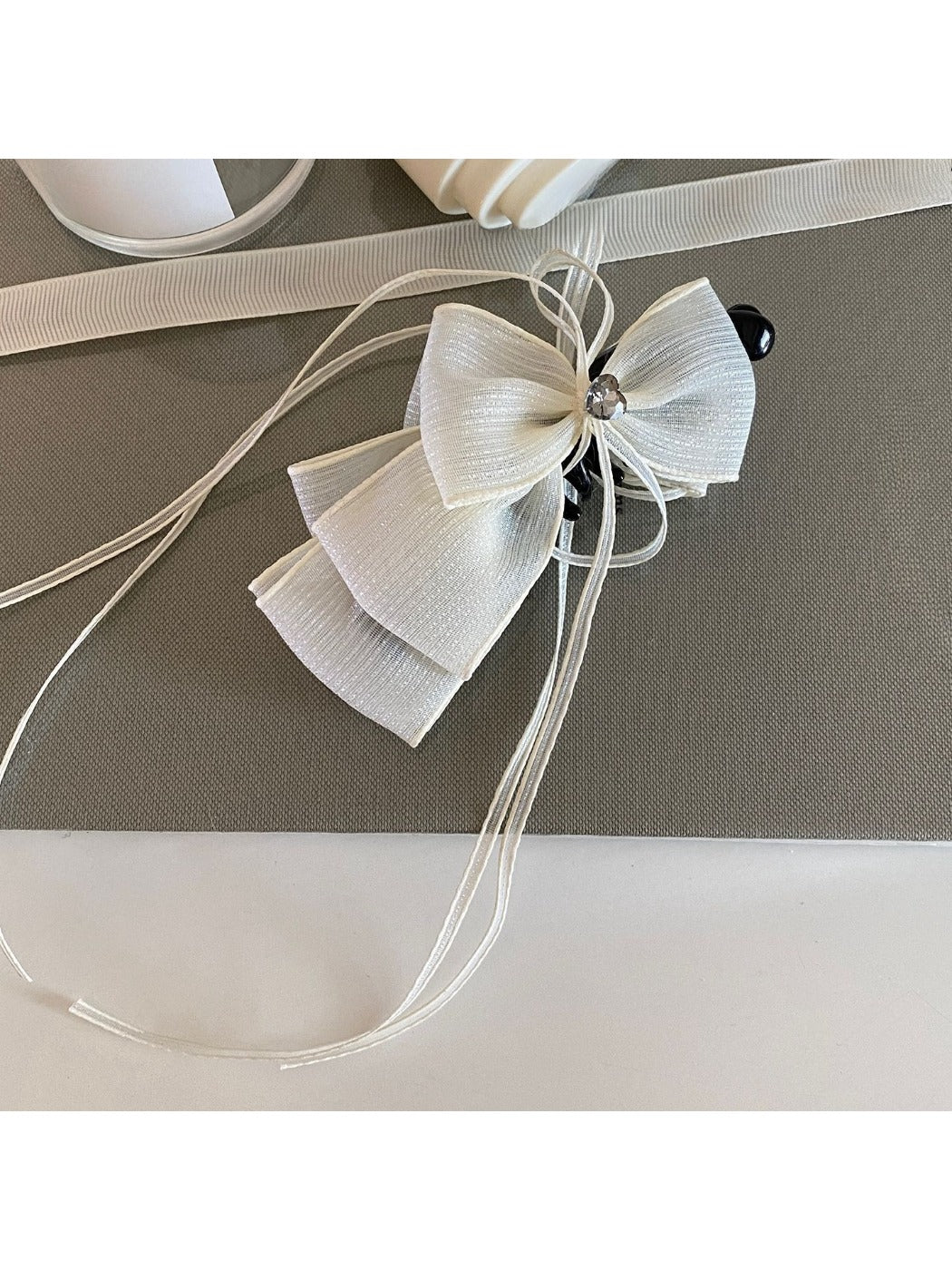 Beau - Mesh Bow Hair Clip