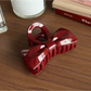 Beau - Glossy Bow Shape Geometric Claw Clip