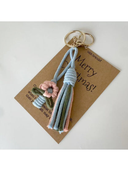 Keypus - Mini Flower Tassel Keychain