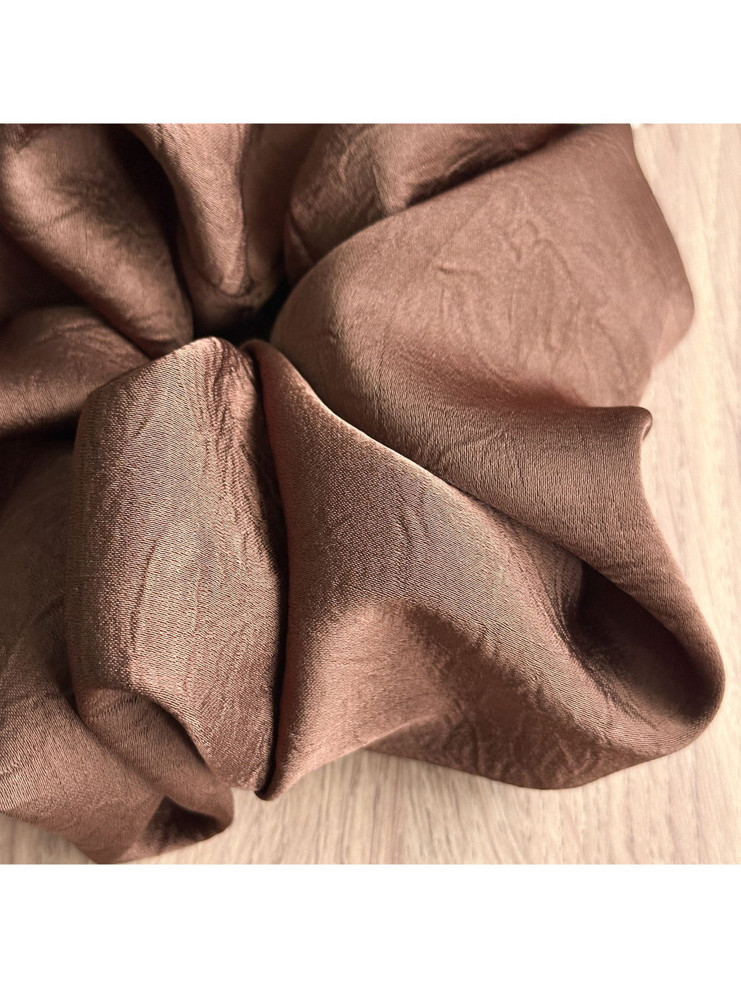 Gifty - Textured Satin Look Voluminous Scrunchie