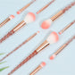 Smoosh 10 Piece Pink Makeup Brush product shape