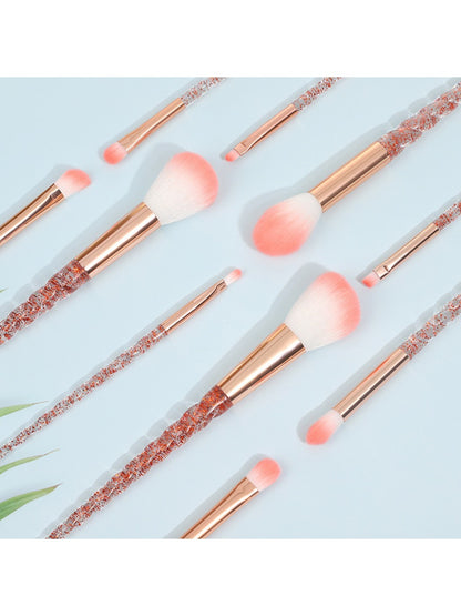 Smoosh - 10 Piece Pink Makeup Brush Set