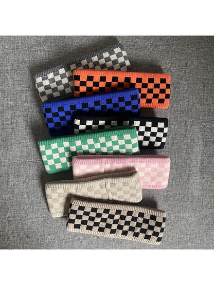 Gifty - Fashion Knitted Sports Headband Plaid Design