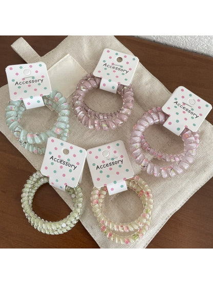 Gifty - Cute Spiral Hair Ties - 2 Pack