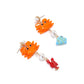 Earedge - Asymmetrical Crab Fish Beach Style Earrings