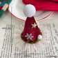 Gifty - Christmas Bow Plush Trim Hair Accessories