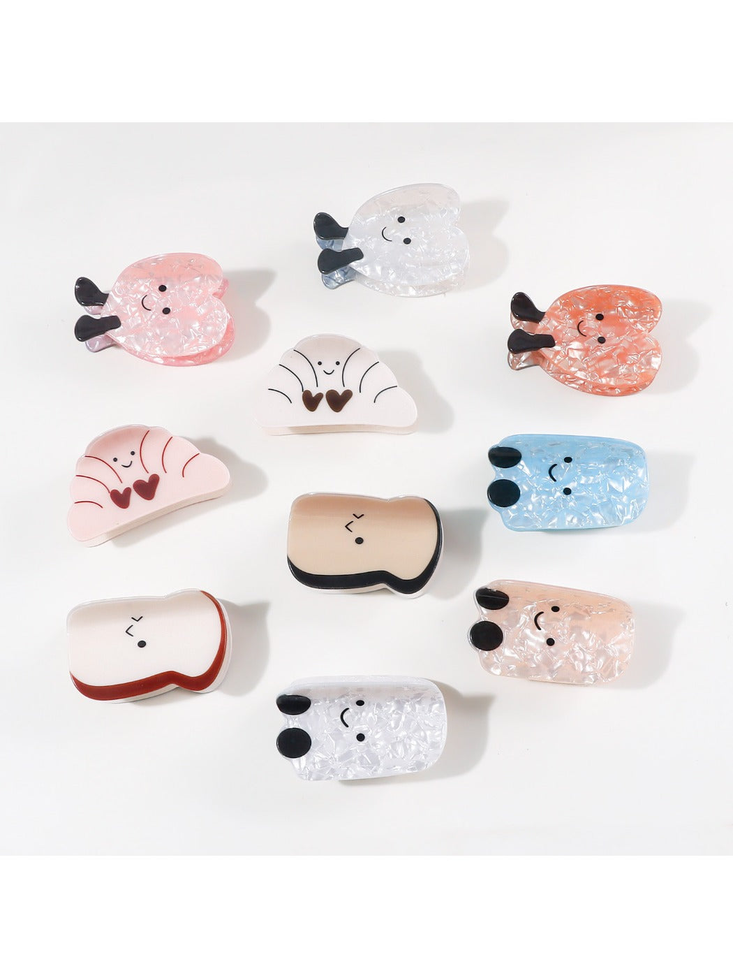 Beau - Cute Bread Shaped Hair Claw Clip