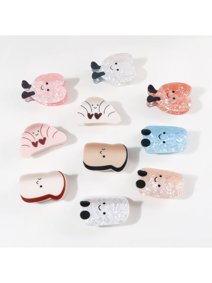 Beau - Cute Bread Shaped Hair Claw Clip