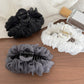Beau - Ruched Mesh Rectangular Hair Claw Clip