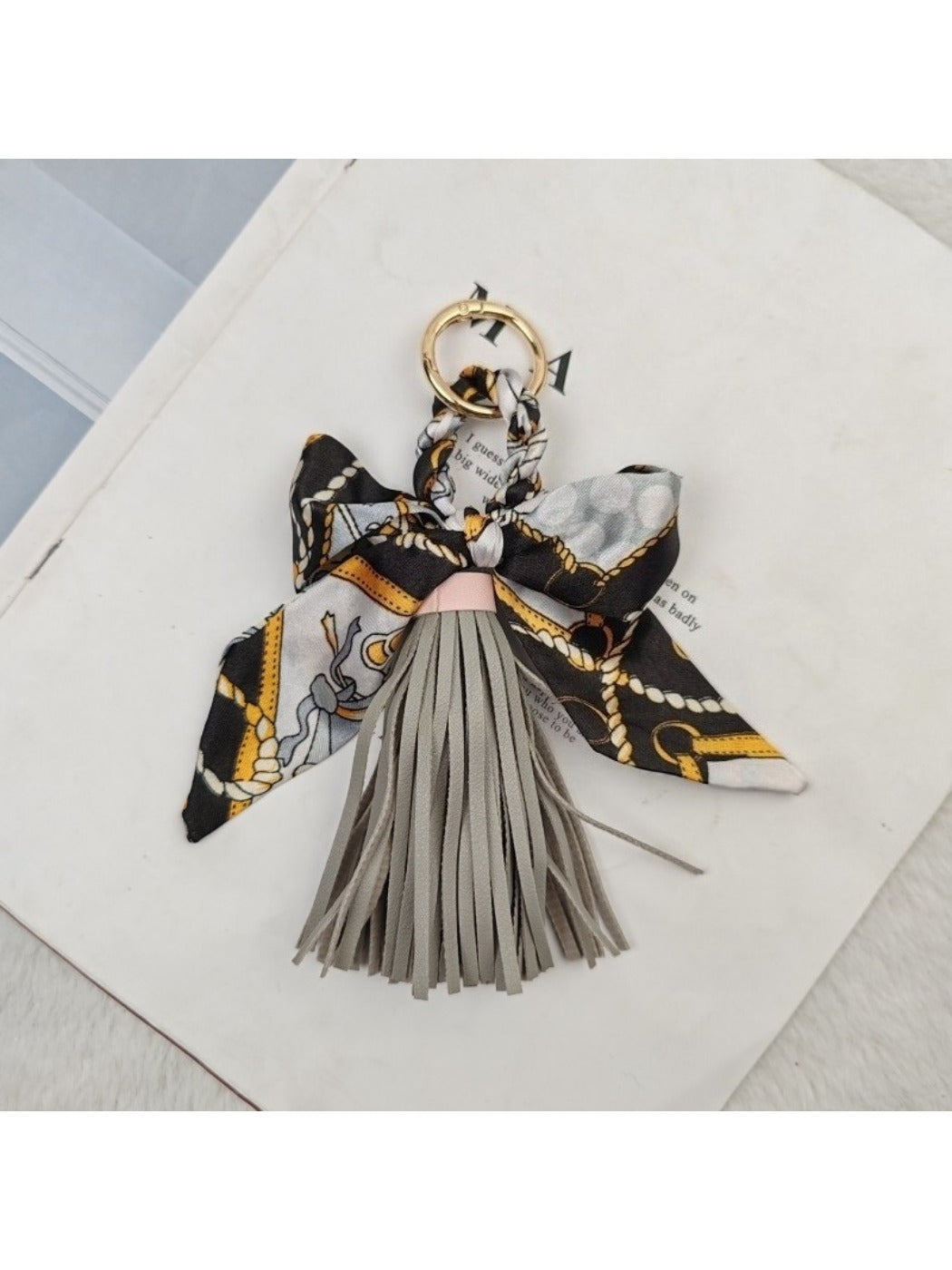 Keypus - Tassel Bow Pendant Keychain