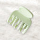 Beau - Simple Solid Color Matte Finish Hair Claw Clip