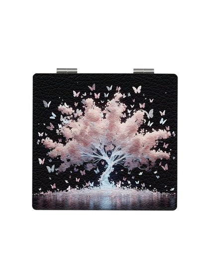 Mirroray - Butterfly Tree Pattern Compact Folding Mirror