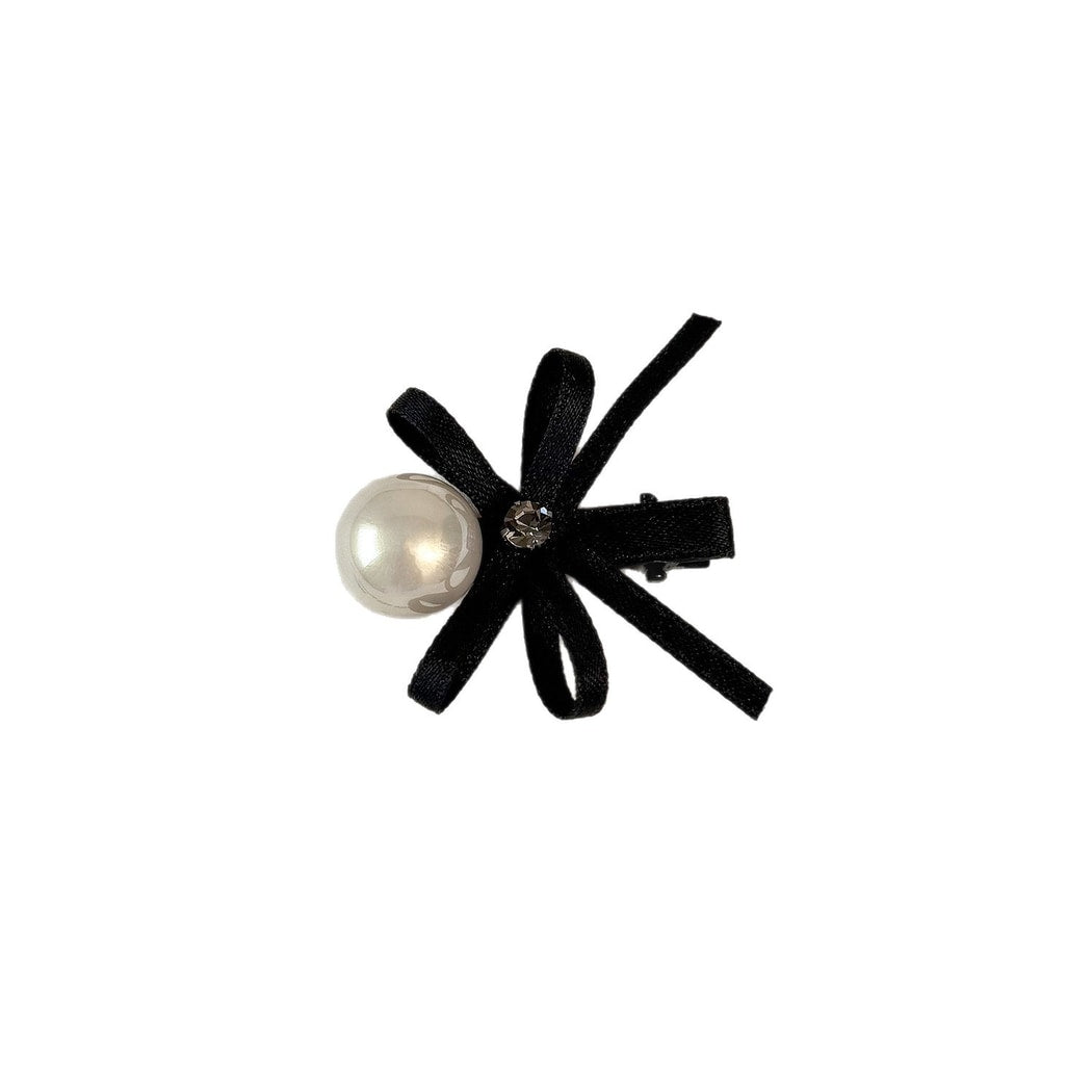 Beau - Decorative Ribbon Bow Side Barrette