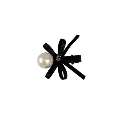 Beau - Decorative Ribbon Bow Side Barrette