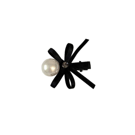 Beau - Decorative Ribbon Bow Side Barrette