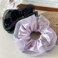 Gifty - Sheer Mesh Edge Rhinestone Hair Tie