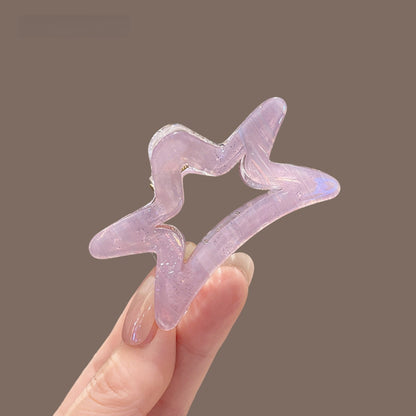 Beau - PVC Alloy Star Shape Claw Hair Clip