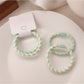 Gifty - Macaron Hair Tie Set (2 Pcs)