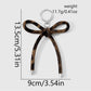 Keypus - Vintage Leopard Print Bow Keychain