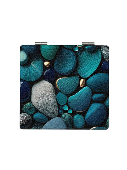 Mirroray - Pebble Pattern Folding Makeup Mirror