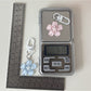 Keypus - Translucent Sakura Flower Ring Clasp Keychain