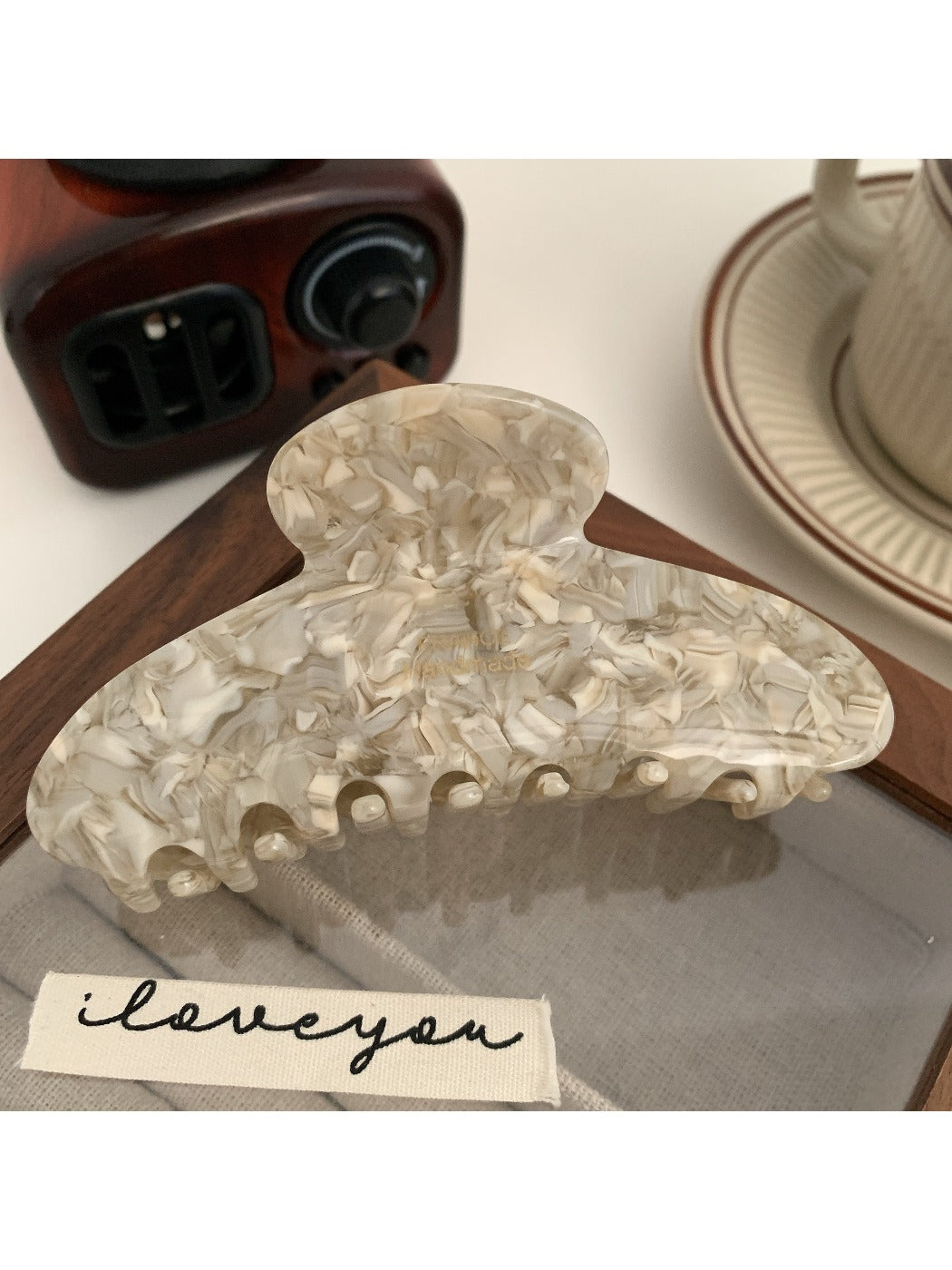 Beau - Lazy Small Floral Pattern Hair Clip