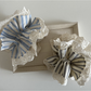 Gifty - Striped Lace Double Layer Hair Scrunchie