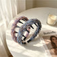 Gifty - Women's Braided Embellished Wide Headband